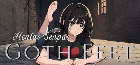Hentai Senpai: Goth Feet Icon